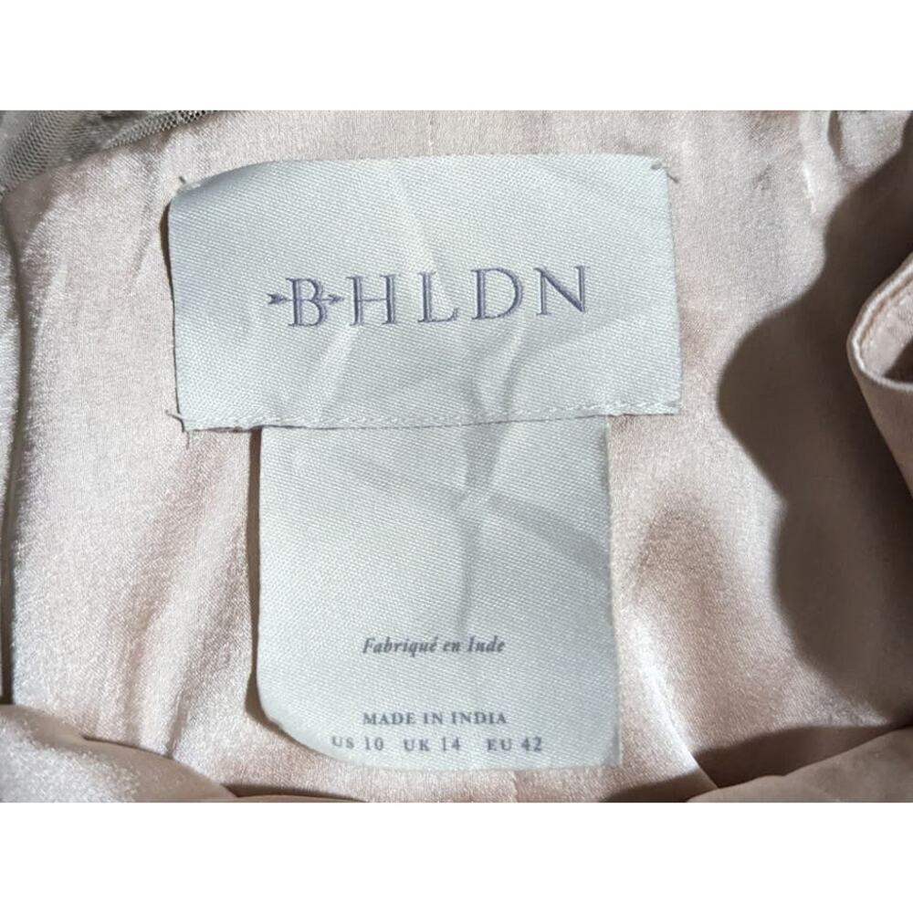 BHLDN X Anthropologie Amada Blush Embellished Midi Dress - Picture 6 of 6